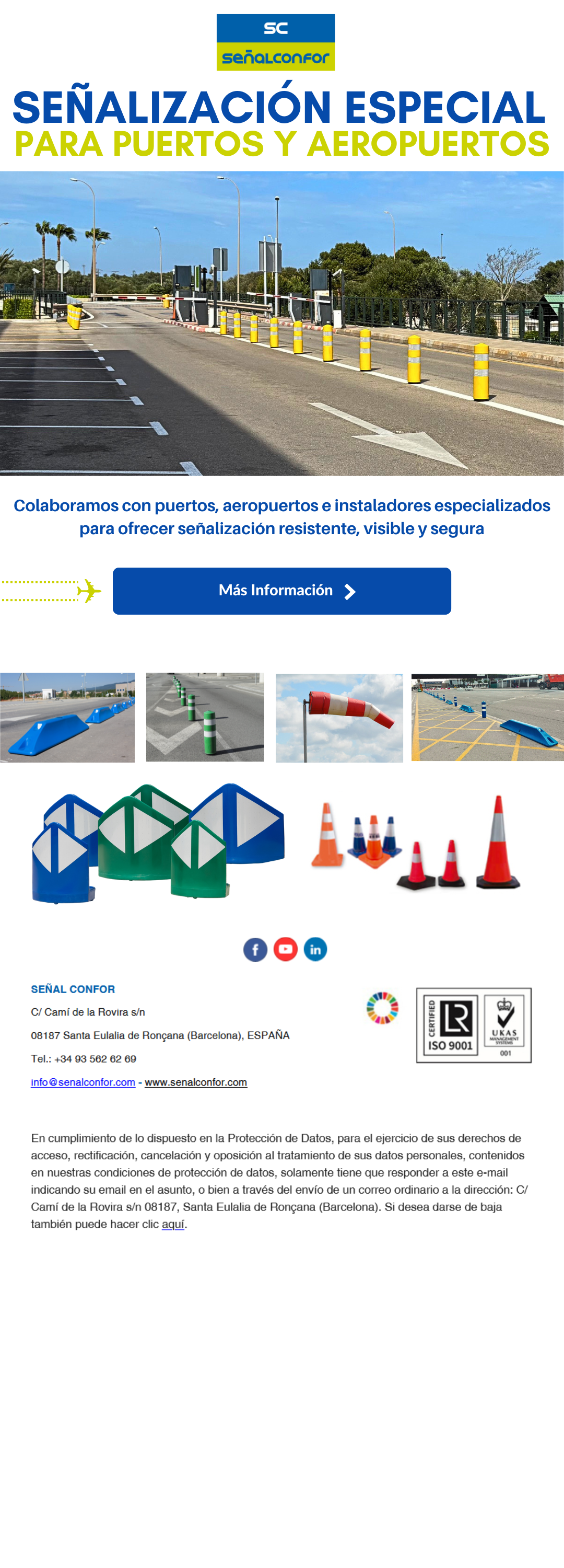 SENALCONFOR.COM - BALIZAS H75 AMARILLA